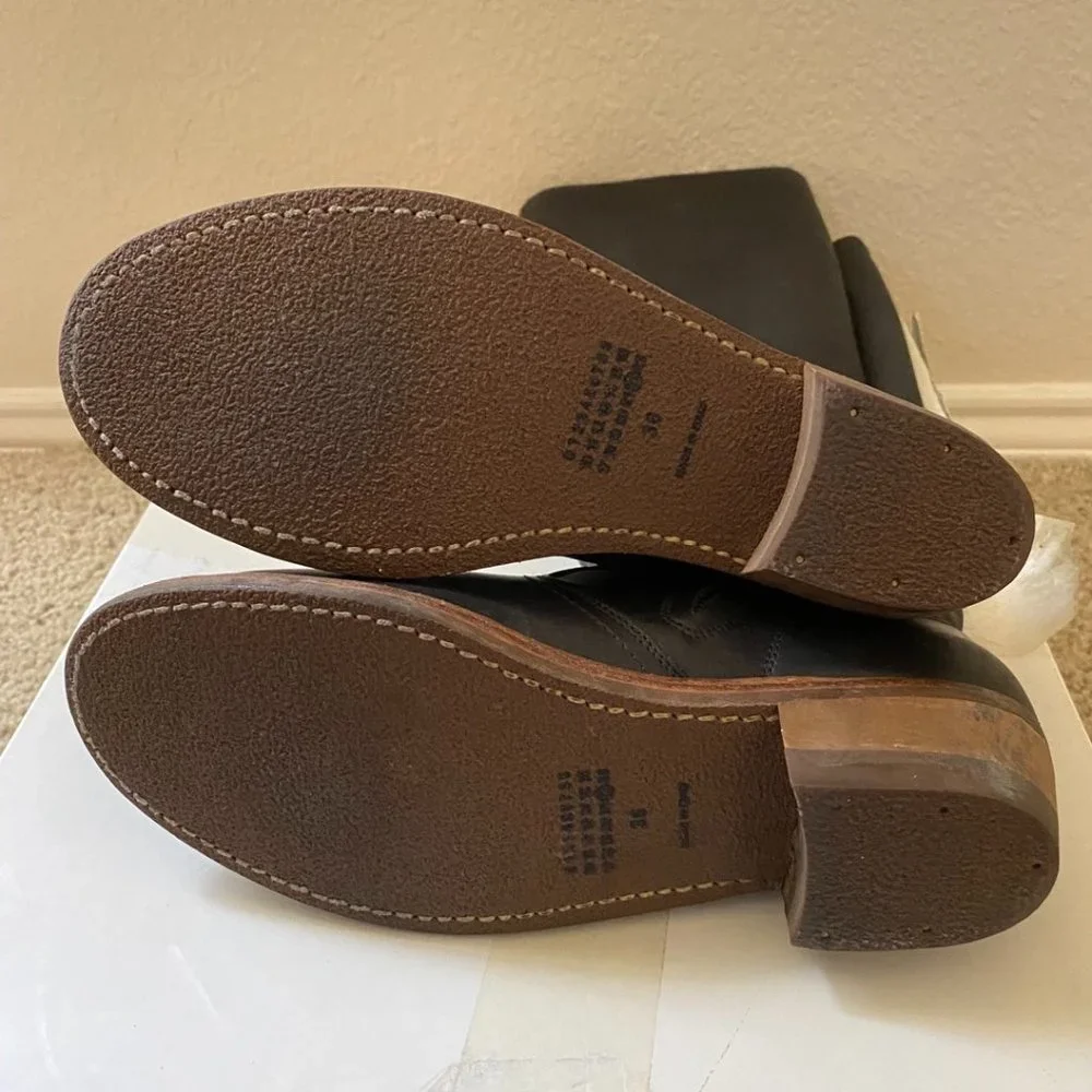 Maison Martin Margiela Leather Black Boots SZ 36 - Picture 3 of 3